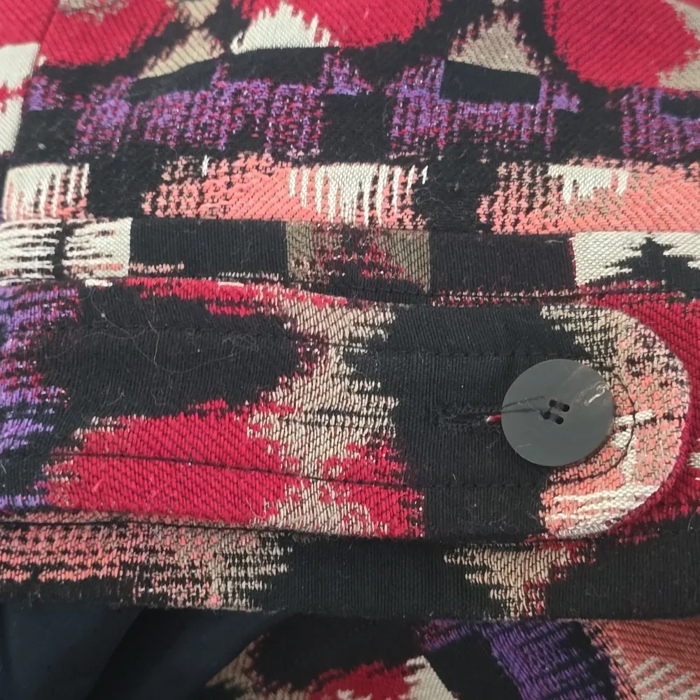 SÉZANE Leo Aztec Rose Pink Purple Jacquard Oversized Jacket New Without Tag RARE